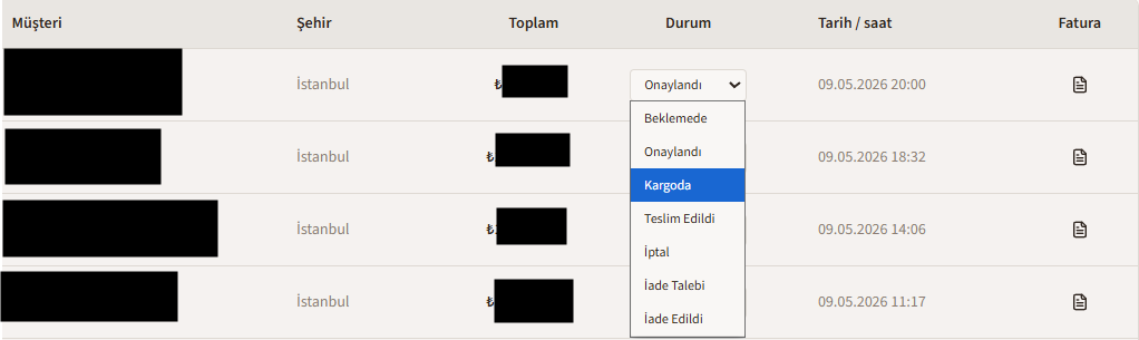 Detaylı Bitki Kartı ve Filtreler